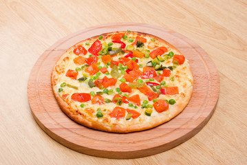 Italian vegetables  pizza.Neapolitano