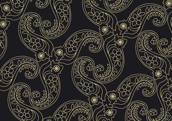 Retro wallpaper vector or background pattern