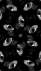 Seamless Eye Pattern