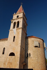 Fototapeta na wymiar Kościół - Postira - Brać - Chorwacja
