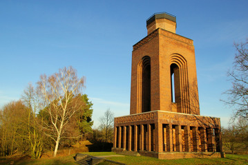 Fototapeta na wymiar Burg Bismarckturm - wieża Bismarcka Burg 04