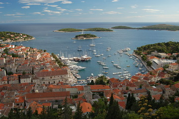 Widok na Hvar - Chorwacja