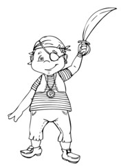 Pirat, Karneval, Fasching, Kostüm, Verkleidung