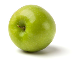 green apple isolated on white background
