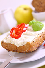 frühstück,frischkäse