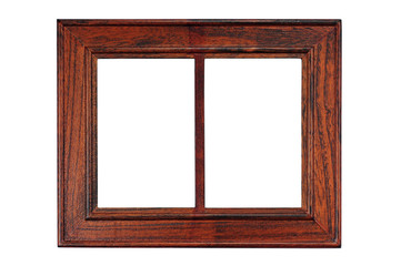 Wood antiqued picture frame for photos