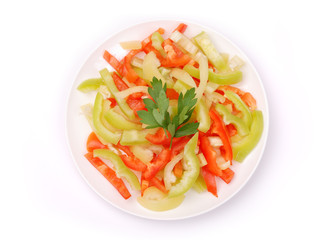 salad from fresh vegetables