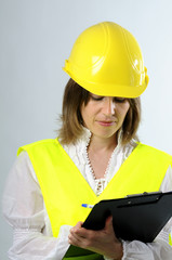 young engineer business woman