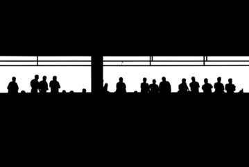 Obraz premium Crowd of people