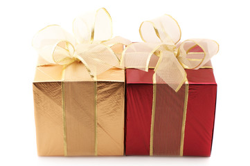 Red and gold gifts