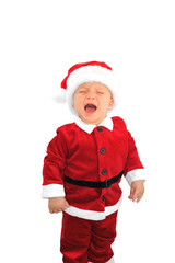 Sad little Santa Claus
