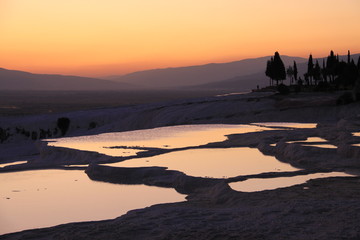 Abendstimmung in Pamukkale - T&uuml;rkei