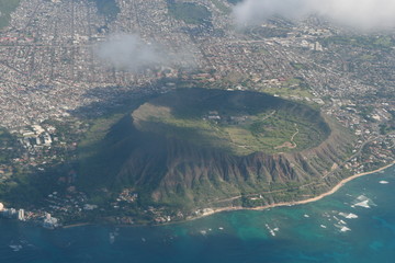 Diamond Head Vulkan in  Hawaii, Insel Oahu