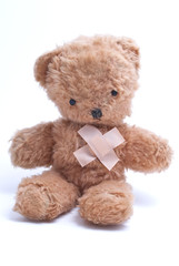 Teddy Bear with Injured Heart