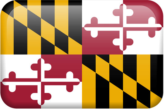 Maryland Flag Button