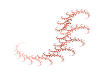 abstract red swirls ornament background