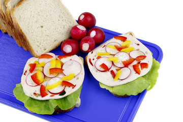 Sandwich and bread