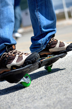 Street surfer boy