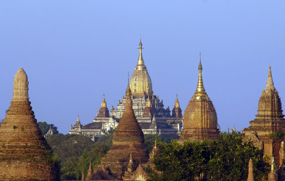 Tempel von Bagan in Myanmar/ Burma