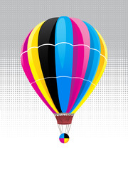 Fototapeta premium CMYK balloon