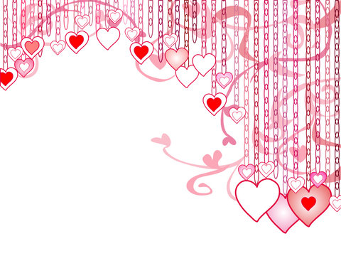 decorative hearts for Valentine's day