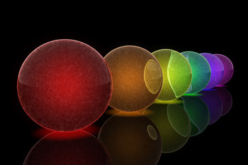 Tęczowe kule © I.M.R