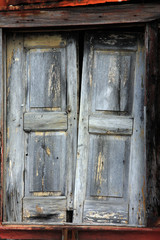 Old wooden window