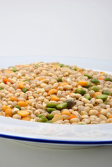 soup mix, organic barley, lentil, split pea