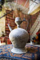 Old ewer in an arab shop