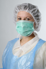 happy worker in food industry