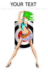 Party background. Template flyer for party