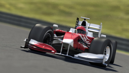 Obraz premium samochód wyścigowy Formuły 1