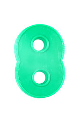 plastic number eight