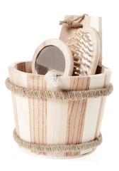 Bath accessory isolated on white