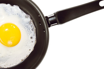 Fried egg in a frying pan