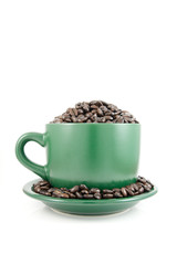 Coffee Cup and beans