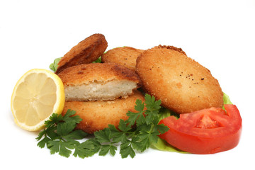 breaded meat