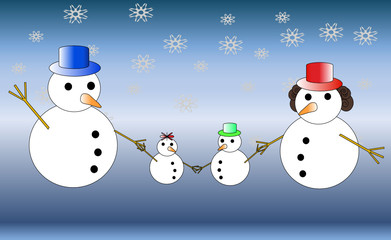 Snowman familly