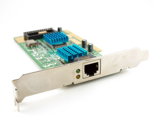 Network adapter with cooling