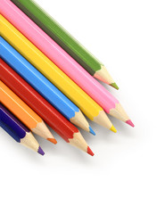 Color pencils diagonal