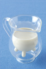 A jug of fresh milk