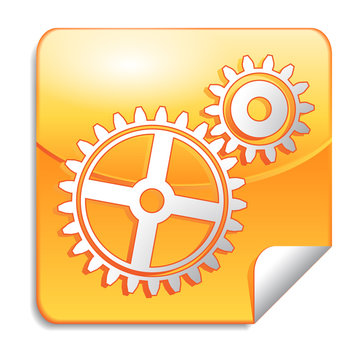gears orange