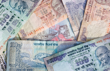 Indian banknote background