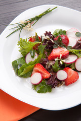 Radish Strawberry salad