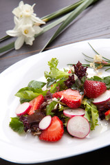 Radish Strawberry salad