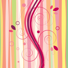 Abstract waves and stripes