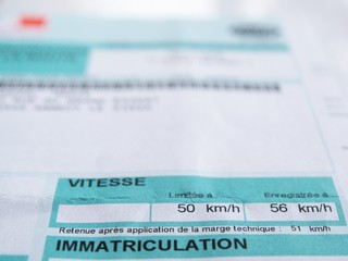 Excès de vitesse en ville