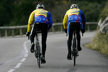 Fototapeta na wymiar Cycliste
