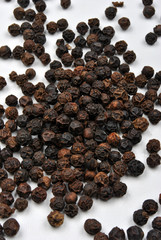 whole organic black pepper is a traditional spice