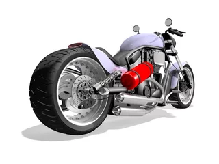 Foto op Plexiglas moderne motorfiets © PhotoStocker
